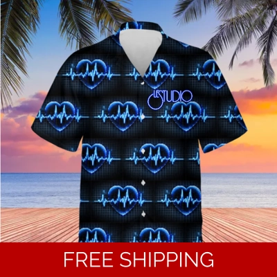 Hawaiian Shirt Unisex Le Studio Vital Signs 3